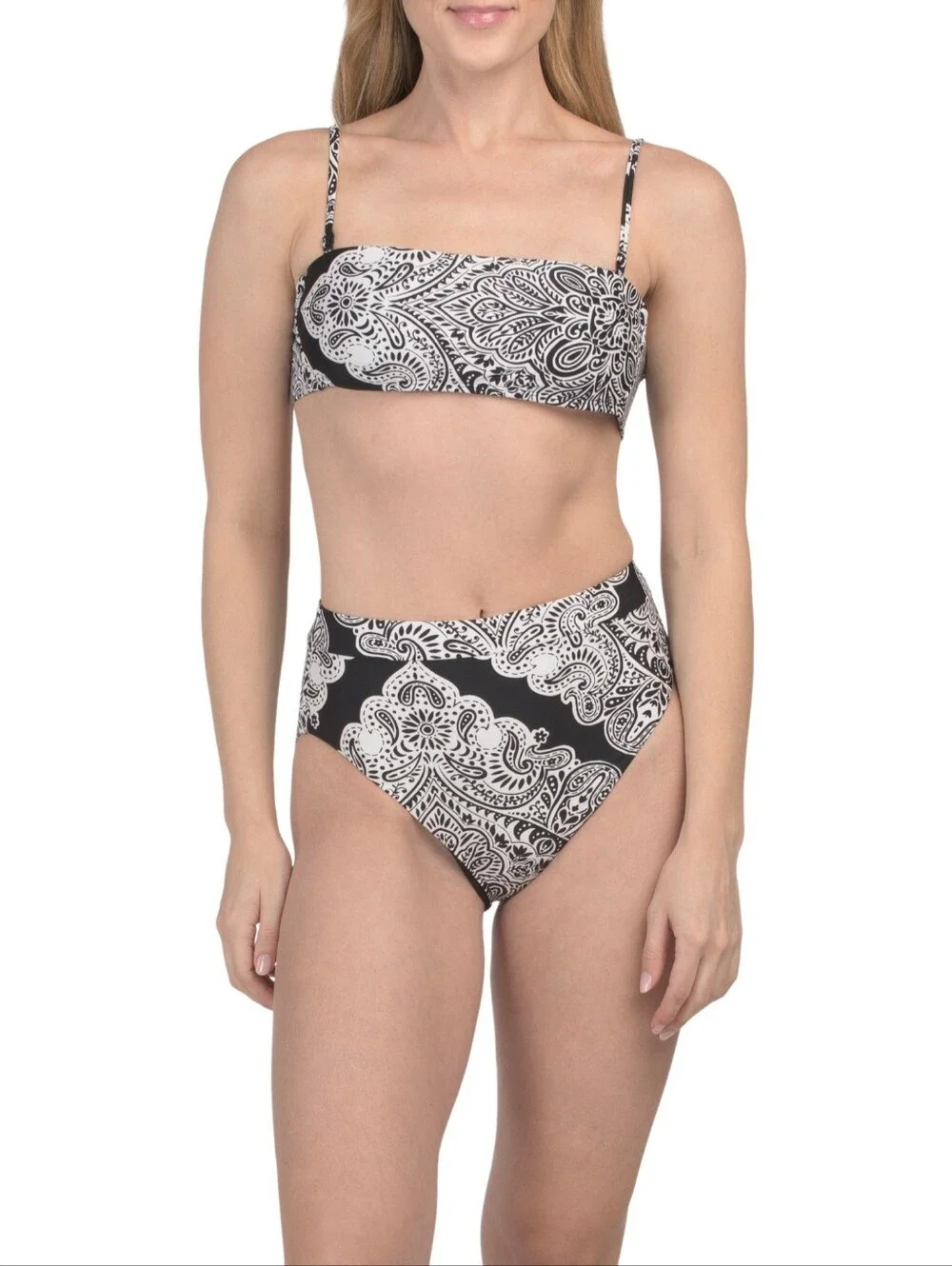 SANCTUARY👓 2 Piece Bandeu Top & High Waist Bottoms SIZE XS